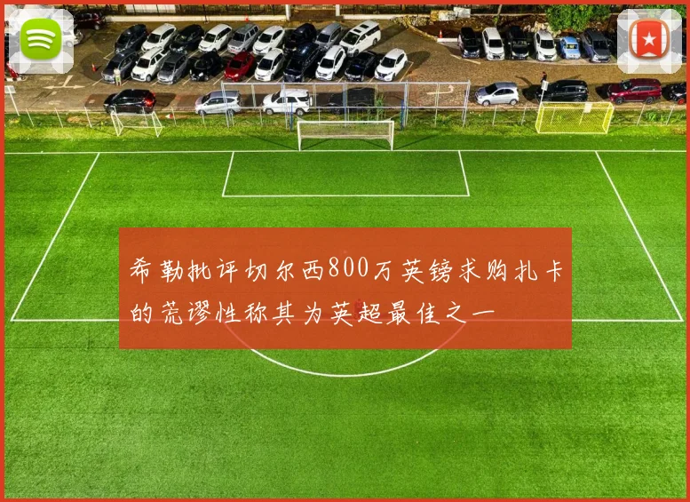 希勒批评切尔西800万英镑求购扎卡的荒谬性称其为英超最佳之一